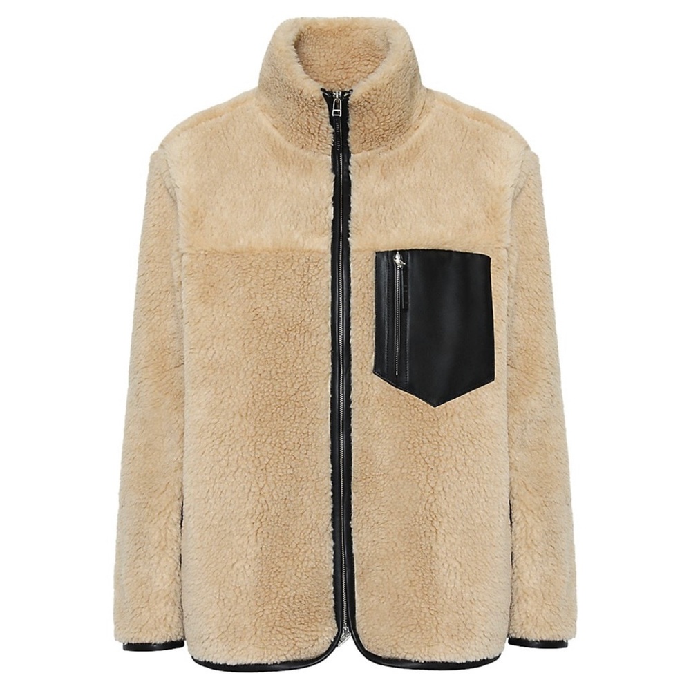 NWOT ANINE BING Ryder Faux Shearling Jacket XS
